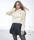 Cream Line Zip Top