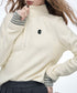 Cream Line Zip Top