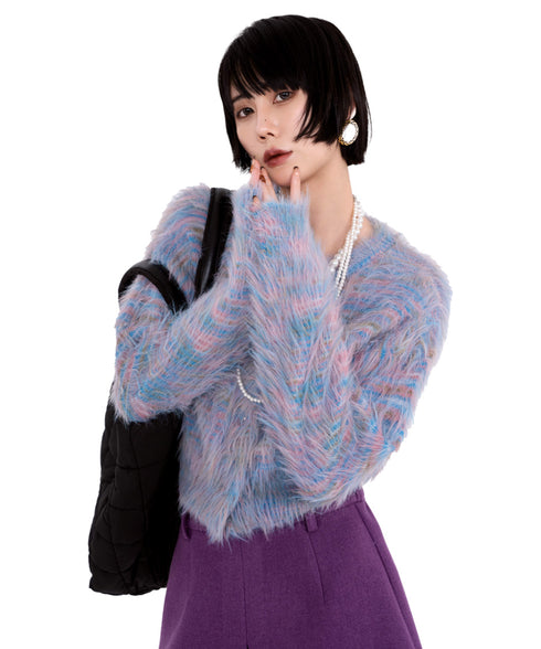 Feather Knit Cardigan