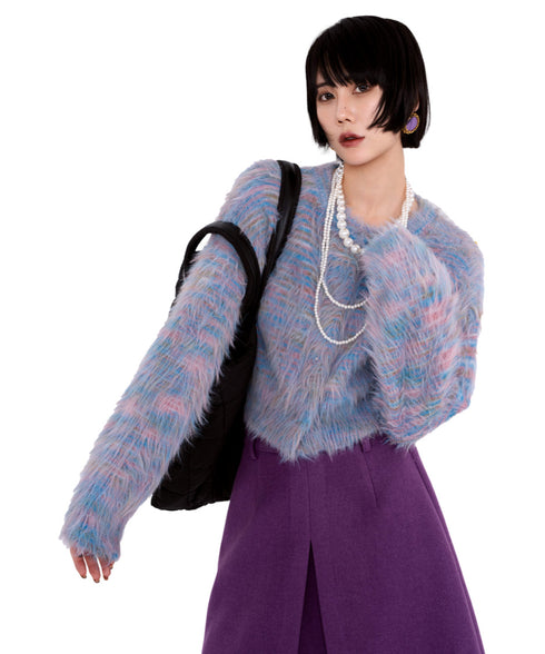 Feather Knit Cardigan