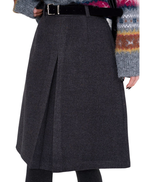 Striped Hood Drape Top