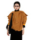 Striped Hood Drape Top