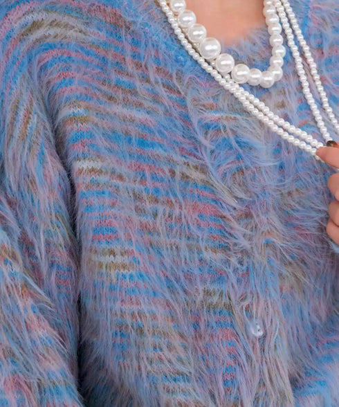 Feather Knit Cardigan