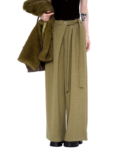 Draped Wide Pants