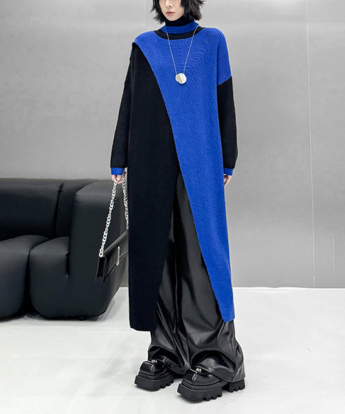 Center Slit Knit Dress