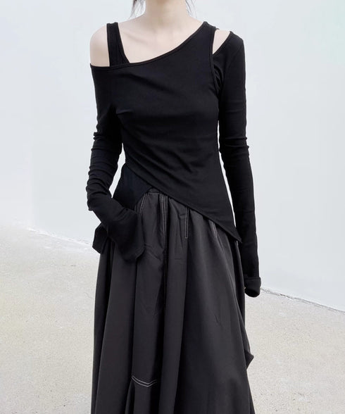 Layered Strap Long Top