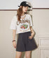 Berry Loop Cutout Top
