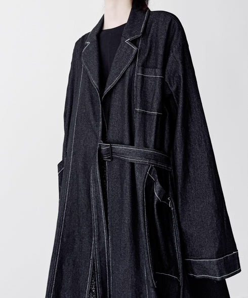 Architectural Denim Coat