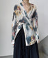 Inkflow Draped Blouse