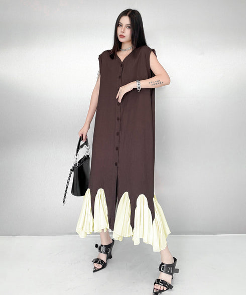 Petal Rhythm Long Dress