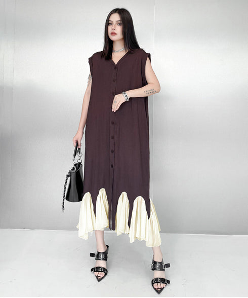 Petal Rhythm Long Dress