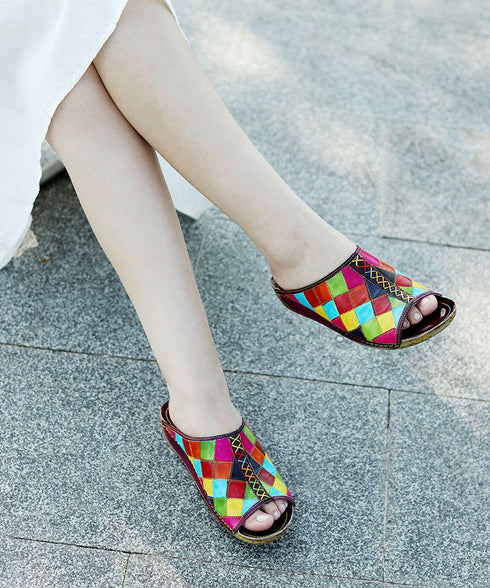 Color Block Sandals
