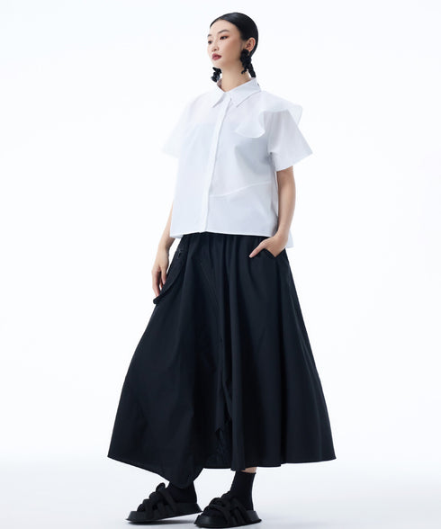 Cascade Panel Blouse