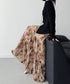 Distressed Botanical Skirt