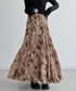 Distressed Botanical Skirt