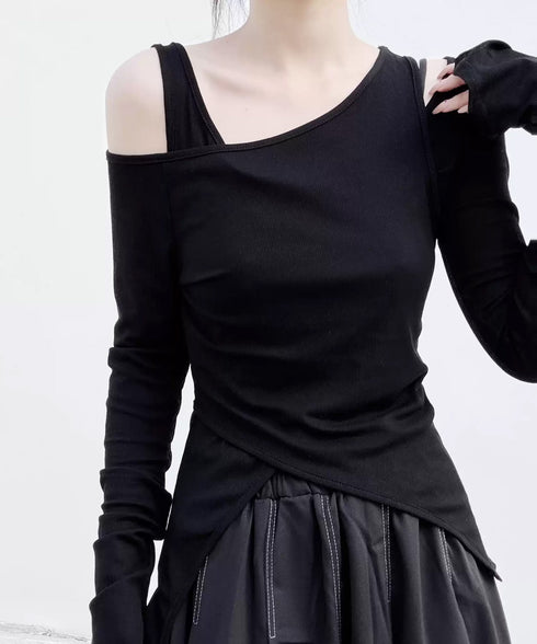 Layered Strap Long Top