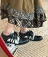 Cord Loop Panel Shoes