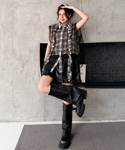 Cascade Frill Blouse