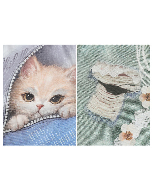 Charm Collage Wide Pants