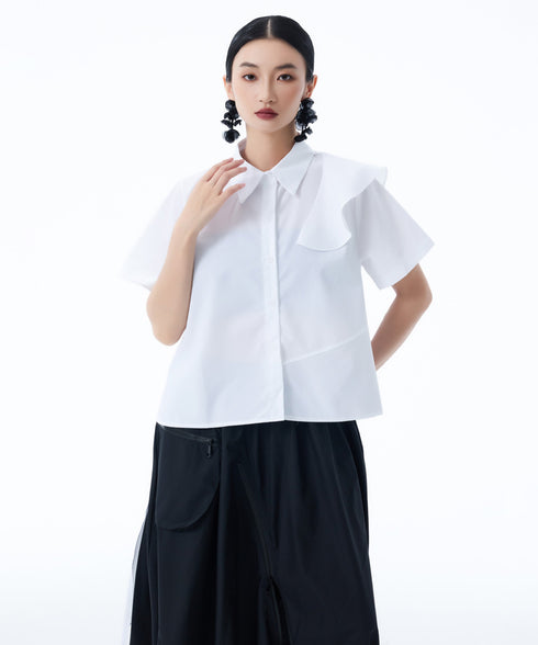 Cascade Panel Blouse
