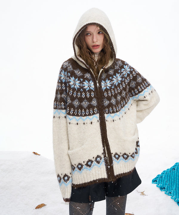 Fjord Bloom Cardigan