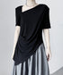 Asymmetric Drape Top