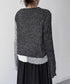 Layered Monochrome Cardigan