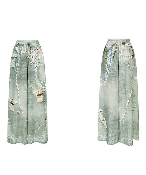 Charm Collage Wide Pants