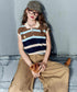 Border Polo Knit