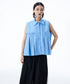 Beltline Pleat Blouse