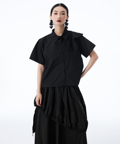 Cascade Panel Blouse