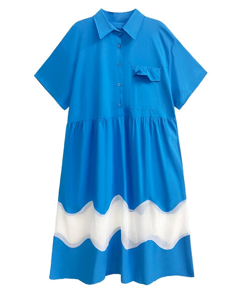 Ripple Panel Dress