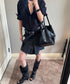 Ruched Open Toe Boots