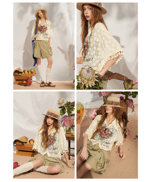 Heart Sketch Blouse