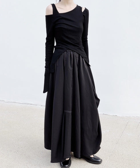 Layered Strap Long Top