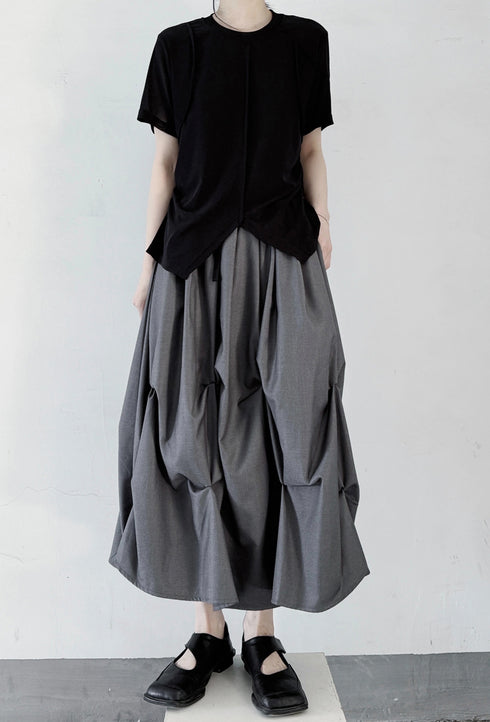 Layered Gather Skirt