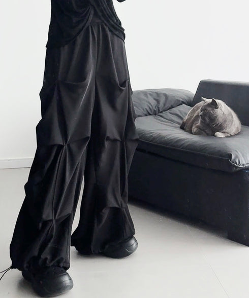 Sculptural Gathered Pants