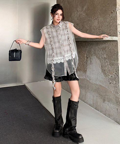 Cascade Frill Blouse
