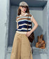 Border Polo Knit