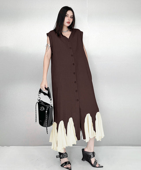 Petal Rhythm Long Dress