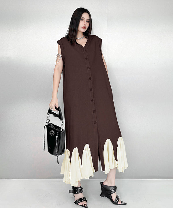 Petal Rhythm Long Dress