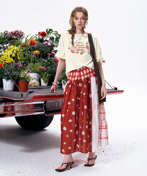 Berry Flutter Top
