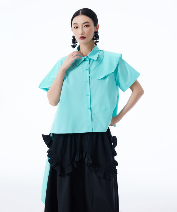 Cascade Panel Blouse