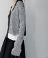 Layered Monochrome Cardigan