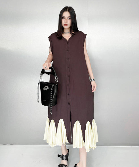 Petal Rhythm Long Dress