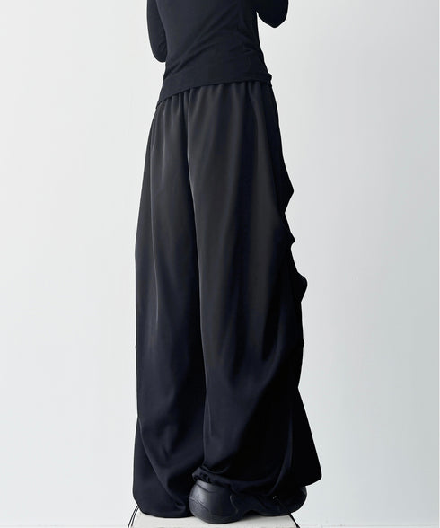 Sculptural Gathered Pants