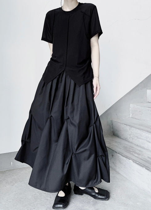 Layered Gather Skirt