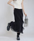 Slash Fringe Skirt
