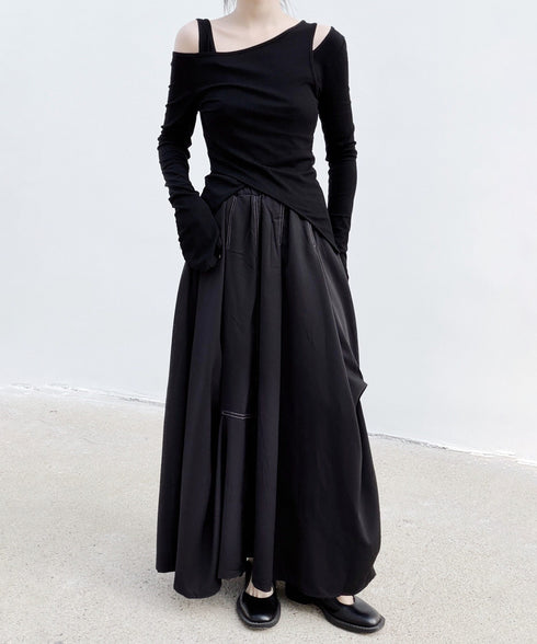 Layered Strap Long Top