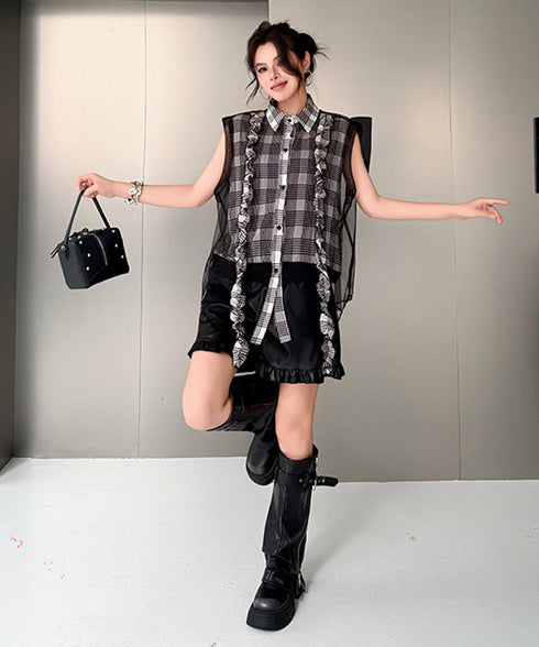 Cascade Frill Blouse